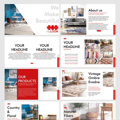 Fluid design with the title 'Fluid and pleasing presentation'