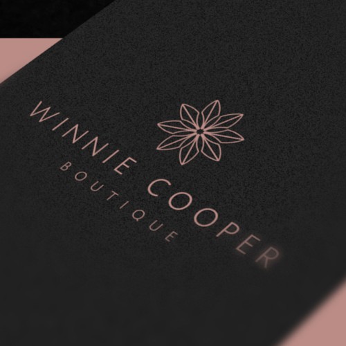 Shopping design with the title 'Winnie Cooper Logo'