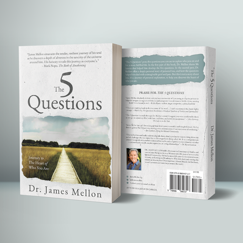 Modern book cover with the title 'The 5 Questions'