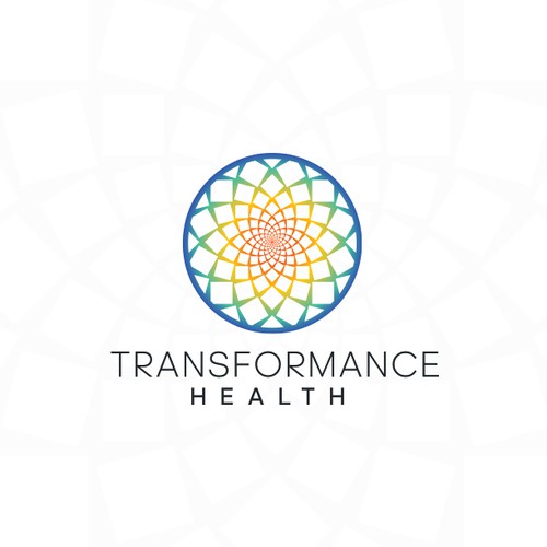 Fractal design with the title 'Transformance Health'