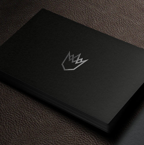 Minimal design with the title 'High Class Logo for Black Card Group'