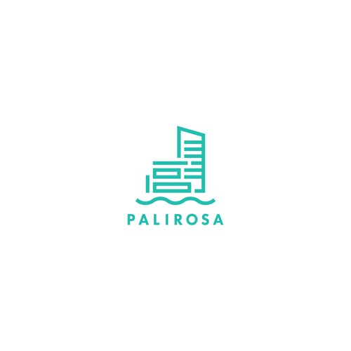 Aqua design with the title 'Palirosa'