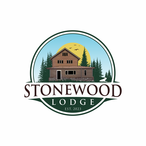 Woods design with the title 'Stonewood logo'