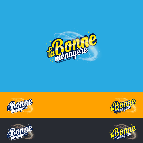 Maintenance logo with the title 'la Bonne ménagère'