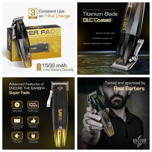 Ad design with the title 'ETB Superfade Trimmer'