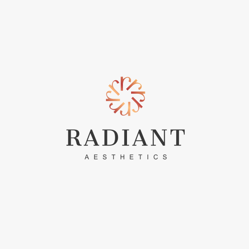 Brand logo with the title 'Radiant'