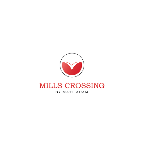Nice logo with the title 'Mills Crossing community'