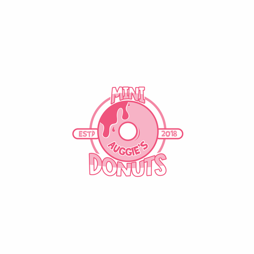 Donut  logo with the title 'Mini Donuts'