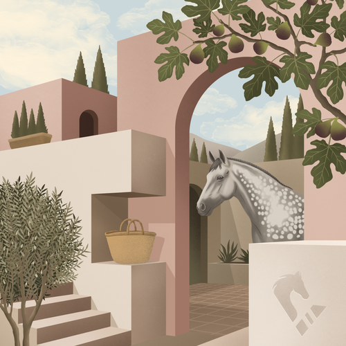 Poster artwork with the title 'Valemont Illustration'
