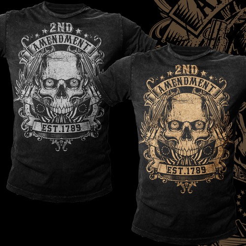 Army t-shirt with the title '2nd amendment tshirt'