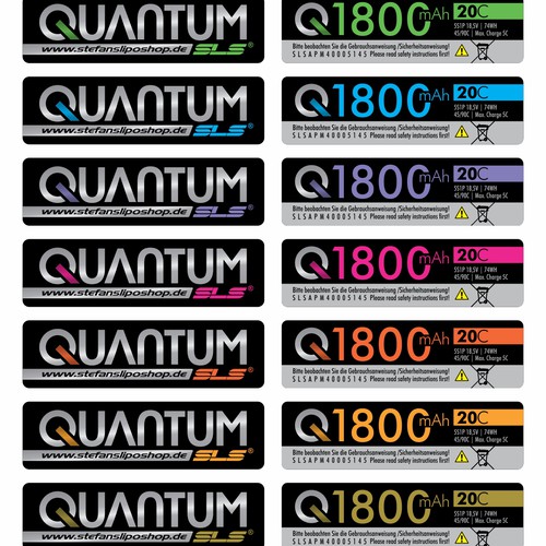 Logo label with the title 'Battery Label Series '