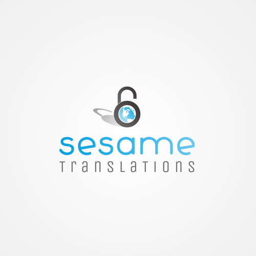 Serif logo with the title 'Eye catching bold logo'