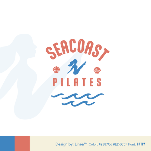 Pilates logo with the title 'Sea Coast Pilates'