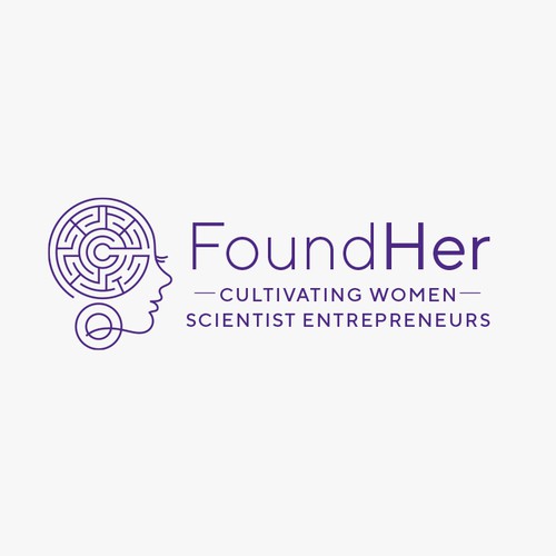 Science logo with the title 'FoundHer'