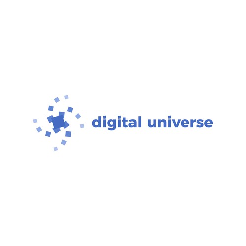 Universe logo with the title 'Logo for crypto-currency.'
