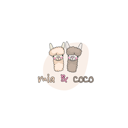 Alpaca logo with the title 'Mia & Coco'