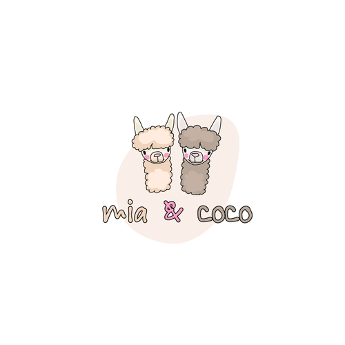 Wool design with the title 'Mia & Coco'
