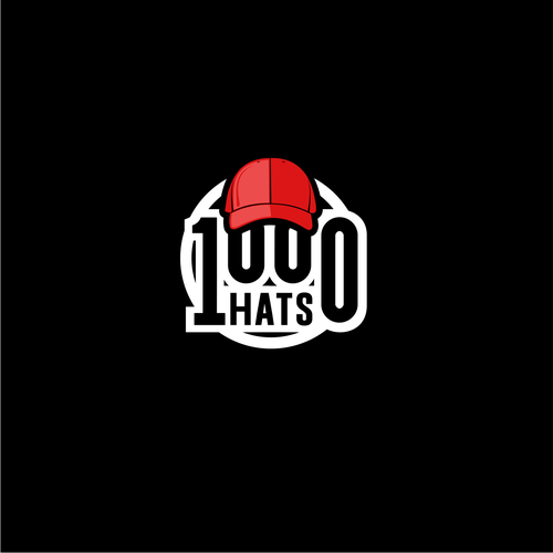 Hat logo with the title 'Corporate Apparel Company Logo'