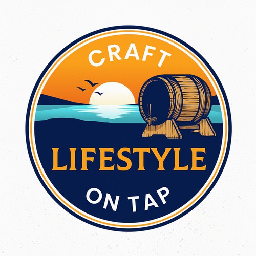 Tap design with the title 'Craft Lifestyle on Tap show logo'