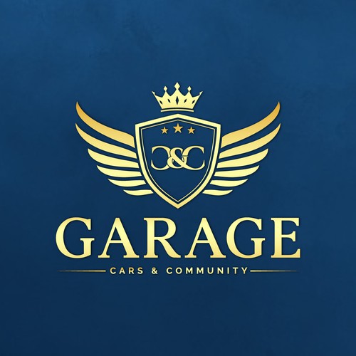 Watercolor brand with the title 'Luxury Car logo design'