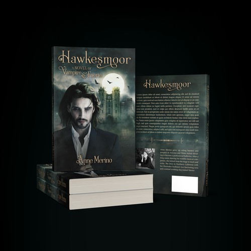 Ancient book cover with the title 'Fantasy Book Cover'