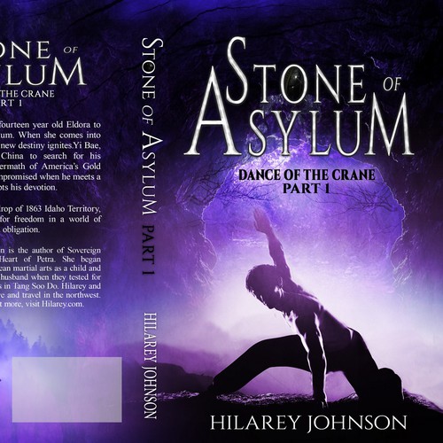 Jewel design with the title 'Cover Design for Historical Fantasy Book'