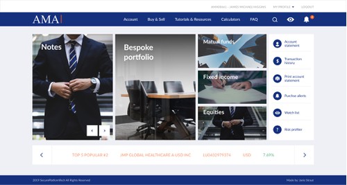 Redesigned website with the title 'Re design our home page'