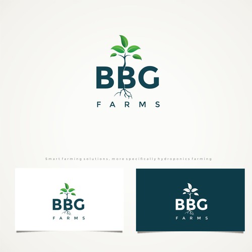 EPS design with the title 'hydroponics farming logo'