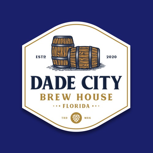 Hops logo with the title 'Dade City Brew House'