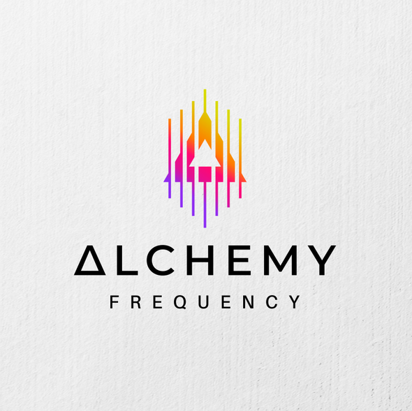 Podcast brand with the title 'ALCHEMY FREQUENCY'