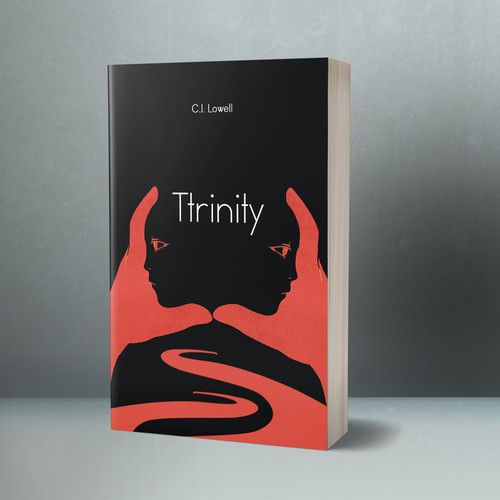 Paranormal book cover with the title 'Book cover'