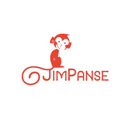 Clothing logo with the title 'Logo concept for a new fashion brand JimPanse '