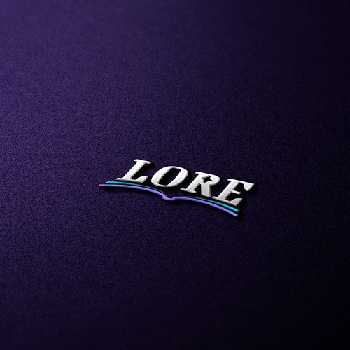 Movie logo with the title 'Logo for Lore.com, a Movie Company from the Producer of The Matrix.'