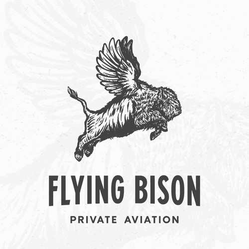 Wing logo with the title 'Flying Bison'