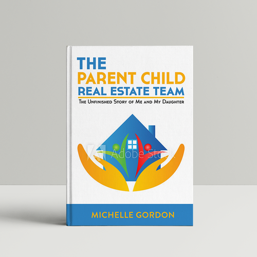 Real estate book cover with the title 'Design the book cover for the next go to read for Real Estate'