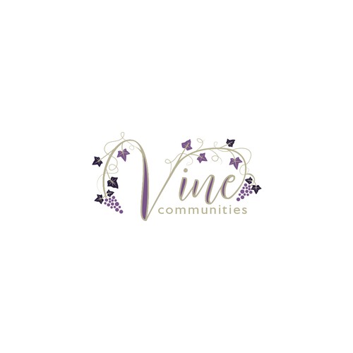 Swirly logo with the title 'Vine Communities'