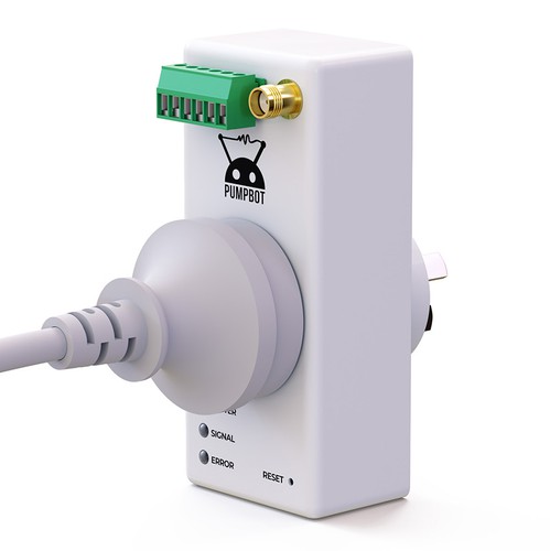 Electronic design with the title '3D renderings for an electric device'