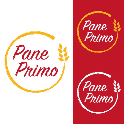 Bread logo with the title 'Pane Primo'