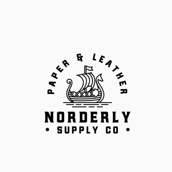 挪威和挪威标志的标题“Norderly供应有限公司”