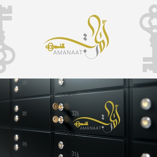 Ink brand with the title 'logo for safety deposit box company'