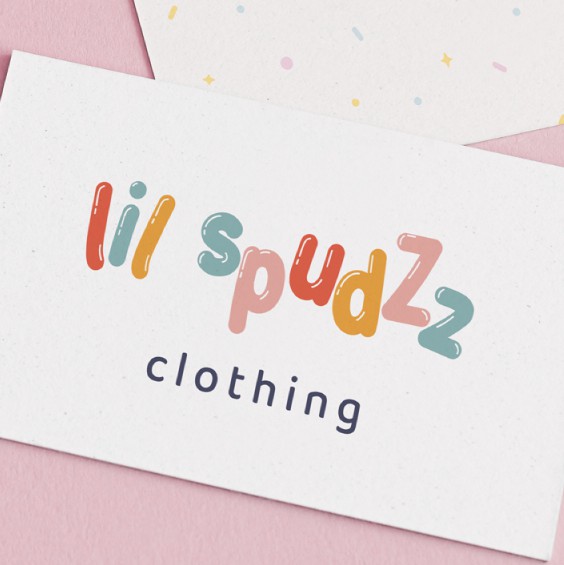 Baby clothing logo with the title 'Logo for Kids Clothing store'