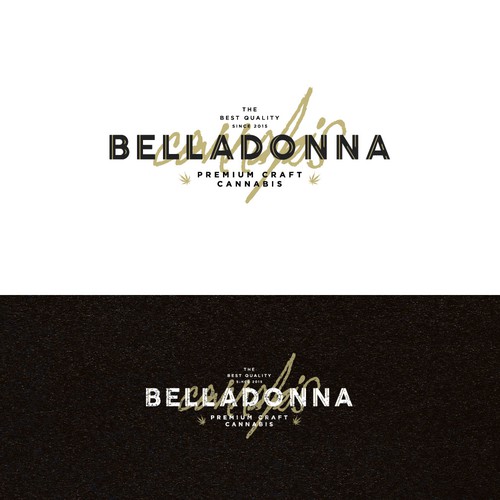 Quality logo with the title 'BellaDonna'