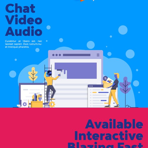 Branding website with the title 'Vibbla UI/UX Design'