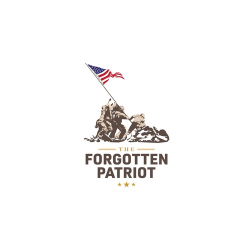 Patriotic logo with the title 'Patriotic logo for apparel'
