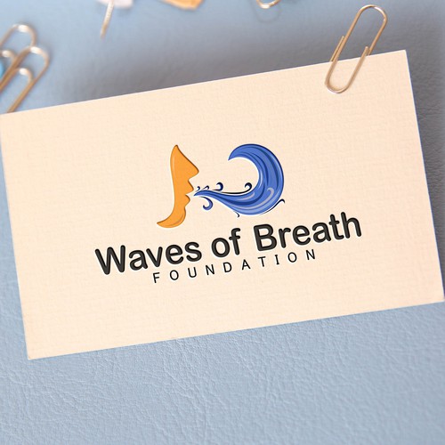 Winner logo with the title 'Waves of Breath Foundation'
