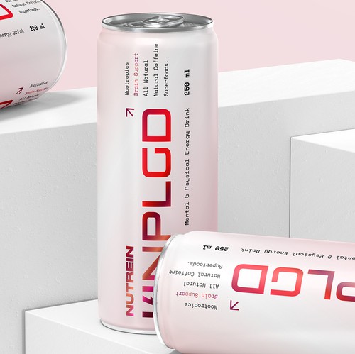 Functional design with the title 'Energy Drink'