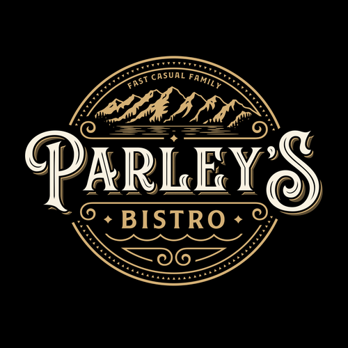 Bistro design with the title 'Parley's Bistro'