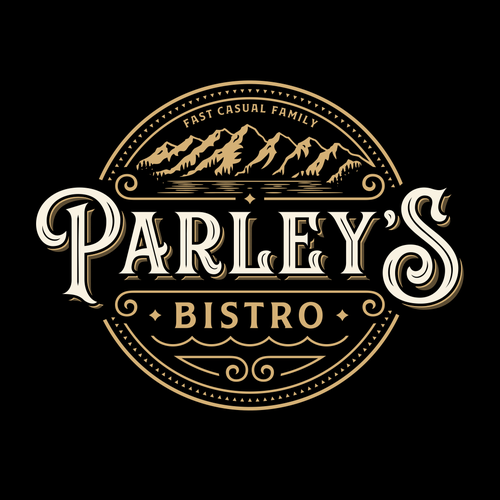 Pond logo with the title 'Parley's Bistro'