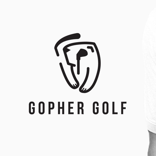 Golf club logo with the title 'Gopher Golf'