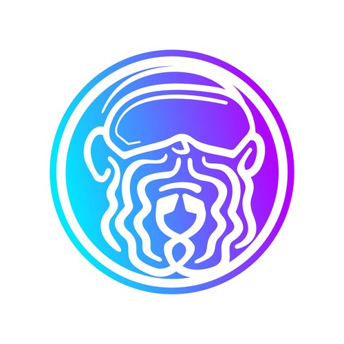 Goggle logo with the title 'IQ TRAINING LOGO'